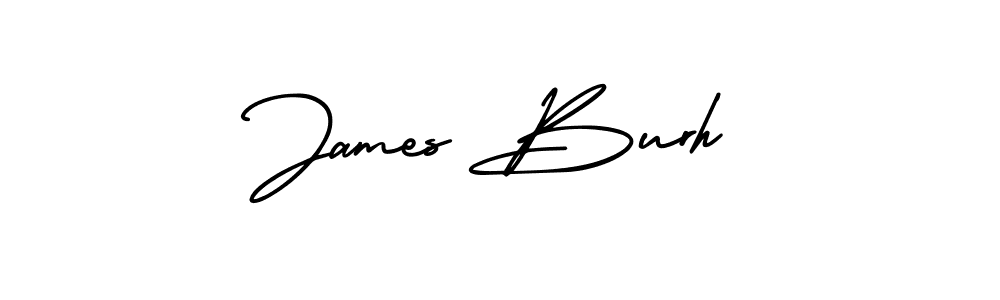 Make a beautiful signature design for name James Burh. With this signature (AmerikaSignatureDemo-Regular) style, you can create a handwritten signature for free. James Burh signature style 3 images and pictures png