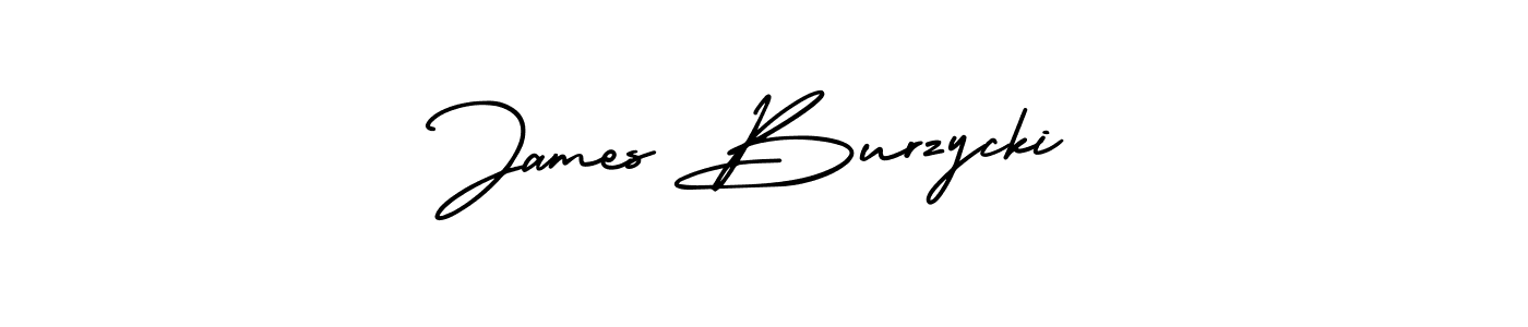 Also You can easily find your signature by using the search form. We will create James Burzycki name handwritten signature images for you free of cost using AmerikaSignatureDemo-Regular sign style. James Burzycki signature style 3 images and pictures png