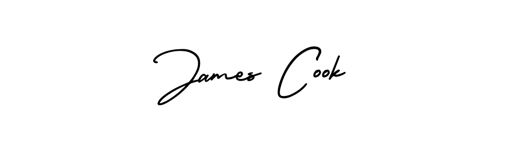 Create a beautiful signature design for name James Cook. With this signature (AmerikaSignatureDemo-Regular) fonts, you can make a handwritten signature for free. James Cook signature style 3 images and pictures png
