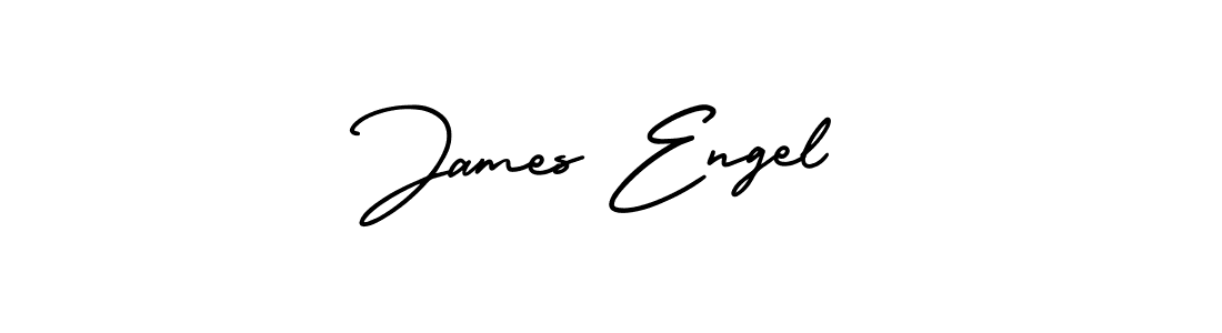 Design your own signature with our free online signature maker. With this signature software, you can create a handwritten (AmerikaSignatureDemo-Regular) signature for name James Engel. James Engel signature style 3 images and pictures png