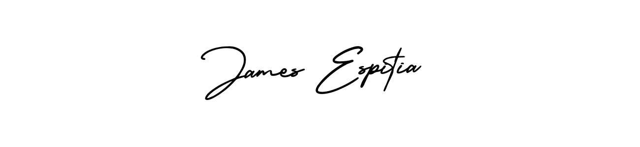 Make a beautiful signature design for name James Espitia. With this signature (AmerikaSignatureDemo-Regular) style, you can create a handwritten signature for free. James Espitia signature style 3 images and pictures png