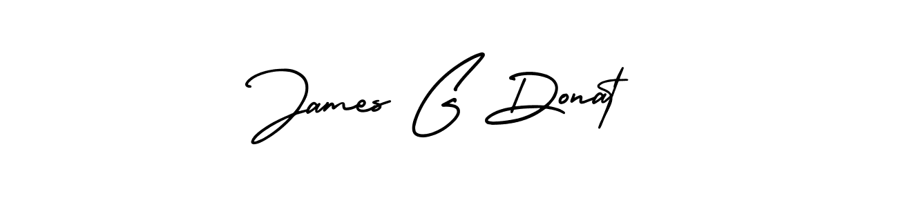 Also You can easily find your signature by using the search form. We will create James G Donat name handwritten signature images for you free of cost using AmerikaSignatureDemo-Regular sign style. James G Donat signature style 3 images and pictures png