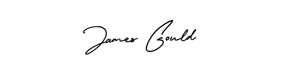 Design your own signature with our free online signature maker. With this signature software, you can create a handwritten (AmerikaSignatureDemo-Regular) signature for name James Gould. James Gould signature style 3 images and pictures png
