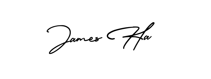 if you are searching for the best signature style for your name James Ha. so please give up your signature search. here we have designed multiple signature styles  using AmerikaSignatureDemo-Regular. James Ha signature style 3 images and pictures png