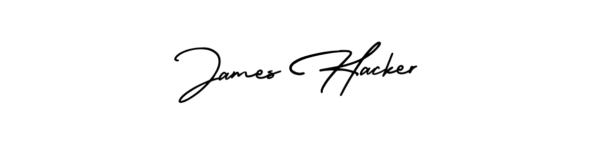 How to make James Hacker signature? AmerikaSignatureDemo-Regular is a professional autograph style. Create handwritten signature for James Hacker name. James Hacker signature style 3 images and pictures png