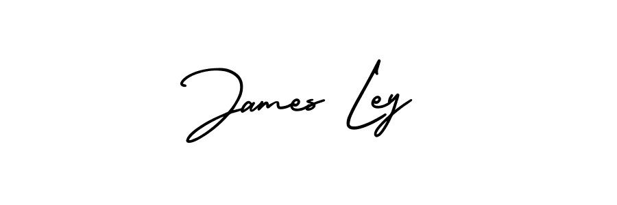 Use a signature maker to create a handwritten signature online. With this signature software, you can design (AmerikaSignatureDemo-Regular) your own signature for name James Ley. James Ley signature style 3 images and pictures png