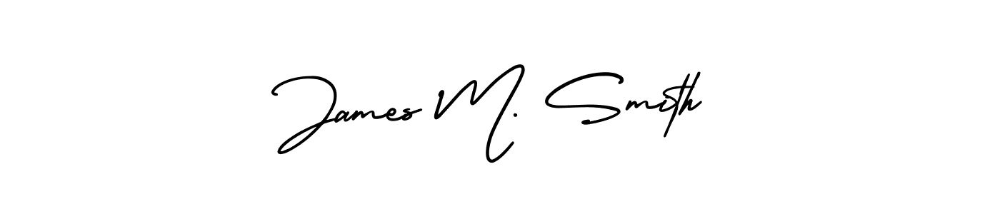 How to make James M. Smith signature? AmerikaSignatureDemo-Regular is a professional autograph style. Create handwritten signature for James M. Smith name. James M. Smith signature style 3 images and pictures png