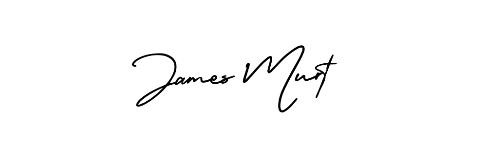 Make a beautiful signature design for name James Murt. With this signature (AmerikaSignatureDemo-Regular) style, you can create a handwritten signature for free. James Murt signature style 3 images and pictures png