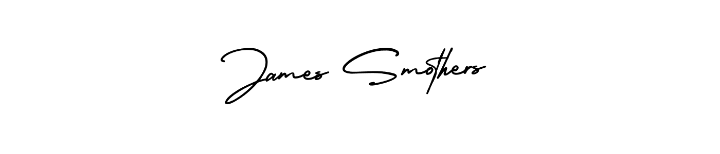 Also You can easily find your signature by using the search form. We will create James Smothers name handwritten signature images for you free of cost using AmerikaSignatureDemo-Regular sign style. James Smothers signature style 3 images and pictures png