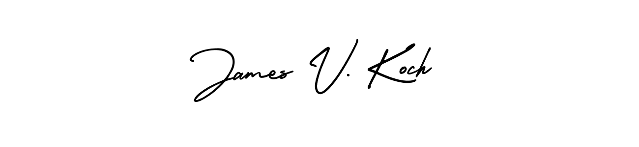 You can use this online signature creator to create a handwritten signature for the name James V. Koch. This is the best online autograph maker. James V. Koch signature style 3 images and pictures png