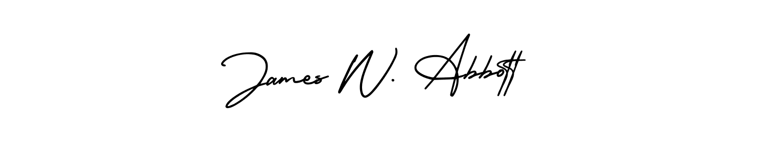 AmerikaSignatureDemo-Regular is a professional signature style that is perfect for those who want to add a touch of class to their signature. It is also a great choice for those who want to make their signature more unique. Get James W. Abbott name to fancy signature for free. James W. Abbott signature style 3 images and pictures png