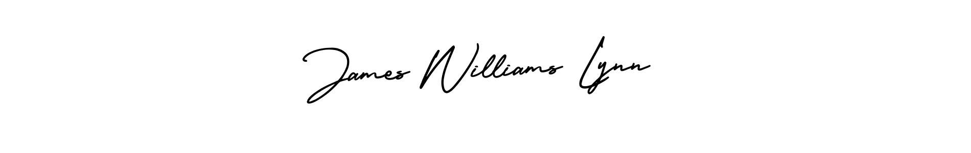 You should practise on your own different ways (AmerikaSignatureDemo-Regular) to write your name (James Williams Lynn) in signature. don't let someone else do it for you. James Williams Lynn signature style 3 images and pictures png