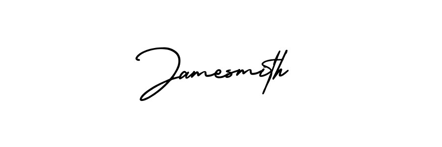 It looks lik you need a new signature style for name Jamesmith. Design unique handwritten (AmerikaSignatureDemo-Regular) signature with our free signature maker in just a few clicks. Jamesmith signature style 3 images and pictures png