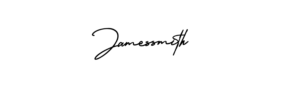 Jamessmith stylish signature style. Best Handwritten Sign (AmerikaSignatureDemo-Regular) for my name. Handwritten Signature Collection Ideas for my name Jamessmith. Jamessmith signature style 3 images and pictures png