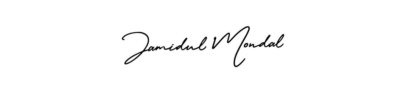 How to Draw Jamidul Mondal signature style? AmerikaSignatureDemo-Regular is a latest design signature styles for name Jamidul Mondal. Jamidul Mondal signature style 3 images and pictures png