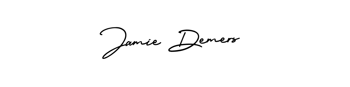 Use a signature maker to create a handwritten signature online. With this signature software, you can design (AmerikaSignatureDemo-Regular) your own signature for name Jamie Demers. Jamie Demers signature style 3 images and pictures png