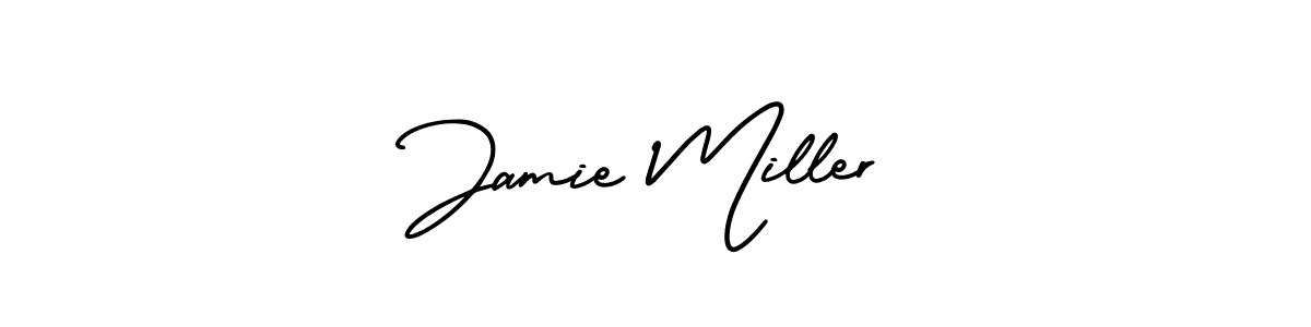 How to make Jamie Miller name signature. Use AmerikaSignatureDemo-Regular style for creating short signs online. This is the latest handwritten sign. Jamie Miller signature style 3 images and pictures png