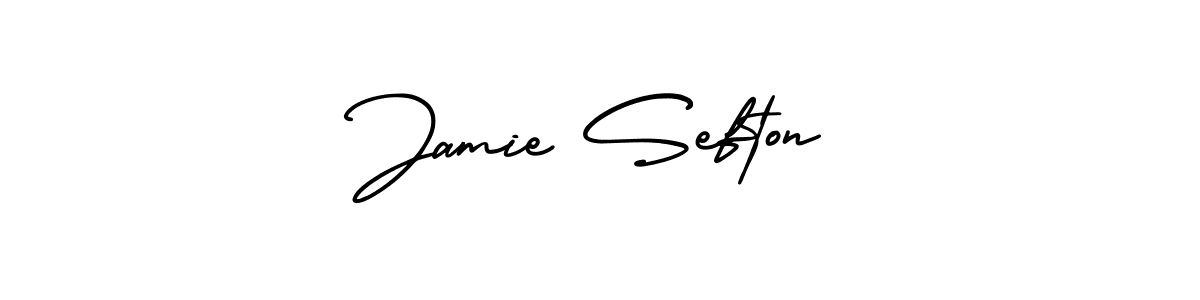 Use a signature maker to create a handwritten signature online. With this signature software, you can design (AmerikaSignatureDemo-Regular) your own signature for name Jamie Sefton. Jamie Sefton signature style 3 images and pictures png