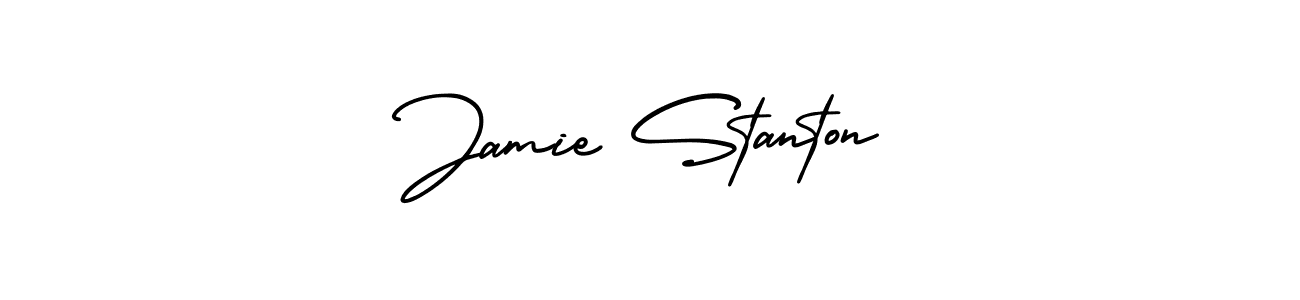 AmerikaSignatureDemo-Regular is a professional signature style that is perfect for those who want to add a touch of class to their signature. It is also a great choice for those who want to make their signature more unique. Get Jamie Stanton name to fancy signature for free. Jamie Stanton signature style 3 images and pictures png