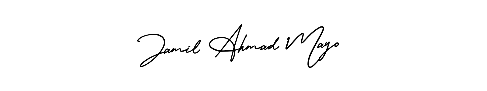 It looks lik you need a new signature style for name Jamil Ahmad Mayo. Design unique handwritten (AmerikaSignatureDemo-Regular) signature with our free signature maker in just a few clicks. Jamil Ahmad Mayo signature style 3 images and pictures png