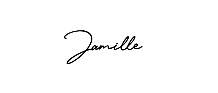 Also we have Jamille name is the best signature style. Create professional handwritten signature collection using AmerikaSignatureDemo-Regular autograph style. Jamille signature style 3 images and pictures png