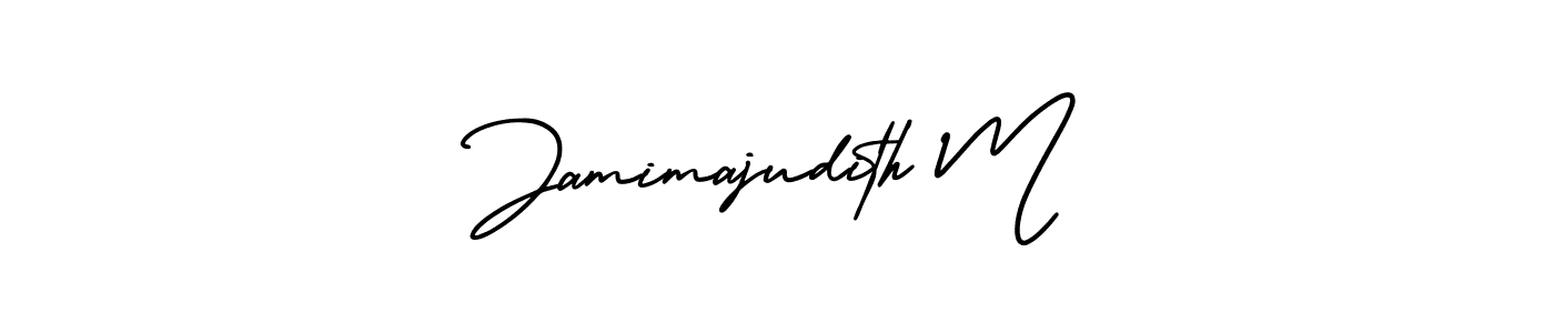 Make a beautiful signature design for name Jamimajudith M. Use this online signature maker to create a handwritten signature for free. Jamimajudith M signature style 3 images and pictures png
