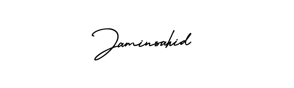 Also we have Jaminsahid name is the best signature style. Create professional handwritten signature collection using AmerikaSignatureDemo-Regular autograph style. Jaminsahid signature style 3 images and pictures png