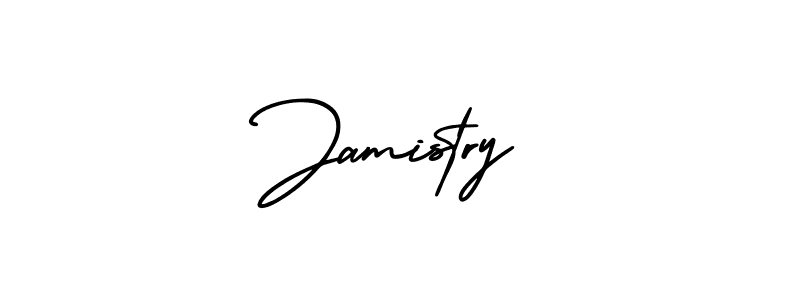 How to make Jamistry signature? AmerikaSignatureDemo-Regular is a professional autograph style. Create handwritten signature for Jamistry name. Jamistry signature style 3 images and pictures png