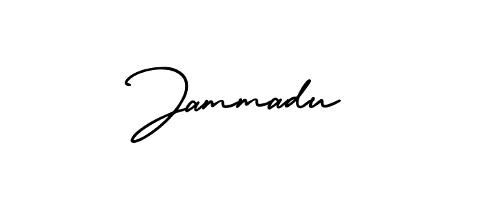 How to make Jammadu signature? AmerikaSignatureDemo-Regular is a professional autograph style. Create handwritten signature for Jammadu name. Jammadu signature style 3 images and pictures png