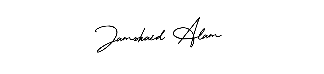 Similarly AmerikaSignatureDemo-Regular is the best handwritten signature design. Signature creator online .You can use it as an online autograph creator for name Jamshaid Alam. Jamshaid Alam signature style 3 images and pictures png