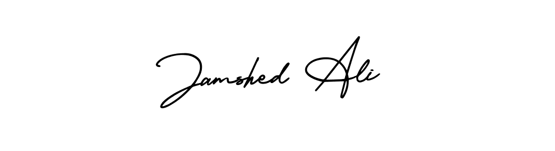 Jamshed Ali stylish signature style. Best Handwritten Sign (AmerikaSignatureDemo-Regular) for my name. Handwritten Signature Collection Ideas for my name Jamshed Ali. Jamshed Ali signature style 3 images and pictures png