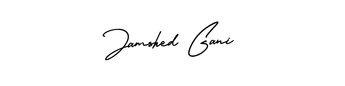How to make Jamshed Gani signature? AmerikaSignatureDemo-Regular is a professional autograph style. Create handwritten signature for Jamshed Gani name. Jamshed Gani signature style 3 images and pictures png