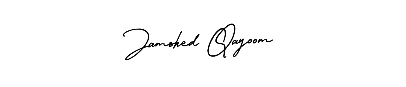 Use a signature maker to create a handwritten signature online. With this signature software, you can design (AmerikaSignatureDemo-Regular) your own signature for name Jamshed Qayoom. Jamshed Qayoom signature style 3 images and pictures png