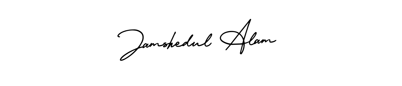 Design your own signature with our free online signature maker. With this signature software, you can create a handwritten (AmerikaSignatureDemo-Regular) signature for name Jamshedul Alam. Jamshedul Alam signature style 3 images and pictures png
