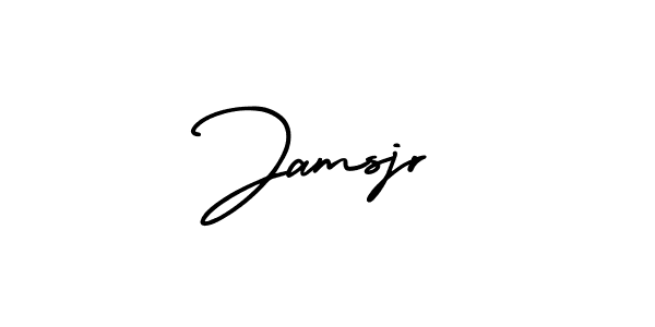 Use a signature maker to create a handwritten signature online. With this signature software, you can design (AmerikaSignatureDemo-Regular) your own signature for name Jamsjr. Jamsjr signature style 3 images and pictures png