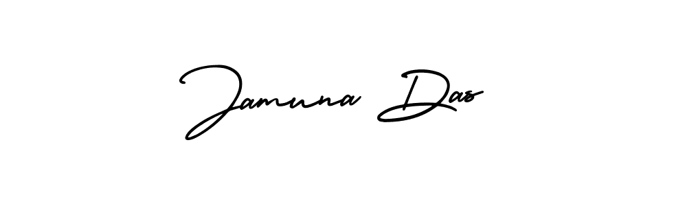 Jamuna Das stylish signature style. Best Handwritten Sign (AmerikaSignatureDemo-Regular) for my name. Handwritten Signature Collection Ideas for my name Jamuna Das. Jamuna Das signature style 3 images and pictures png