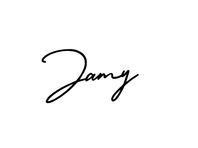 Make a short Jamy signature style. Manage your documents anywhere anytime using AmerikaSignatureDemo-Regular. Create and add eSignatures, submit forms, share and send files easily. Jamy signature style 3 images and pictures png