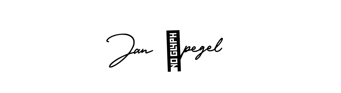 Create a beautiful signature design for name Jan Špegel. With this signature (AmerikaSignatureDemo-Regular) fonts, you can make a handwritten signature for free. Jan Špegel signature style 3 images and pictures png