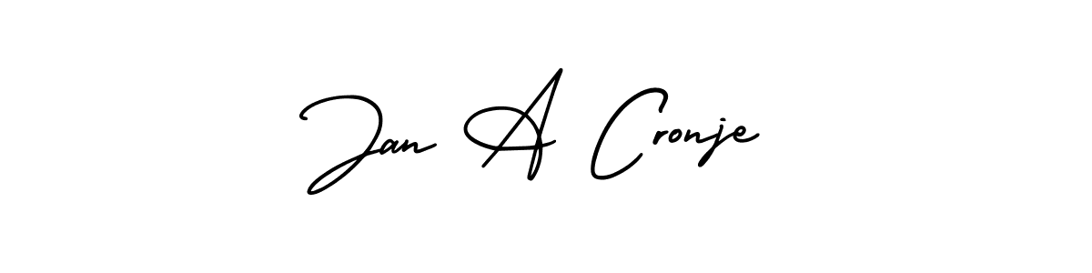 Create a beautiful signature design for name Jan A Cronje. With this signature (AmerikaSignatureDemo-Regular) fonts, you can make a handwritten signature for free. Jan A Cronje signature style 3 images and pictures png