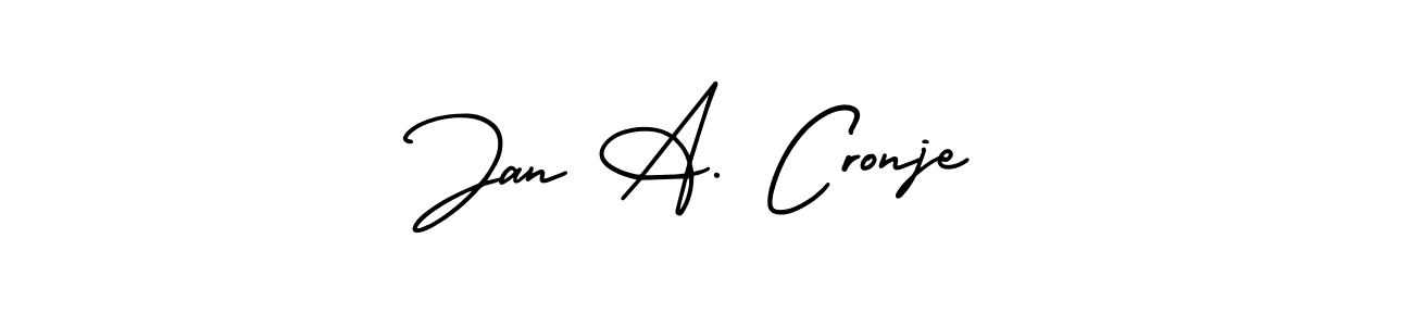 if you are searching for the best signature style for your name Jan A. Cronje. so please give up your signature search. here we have designed multiple signature styles  using AmerikaSignatureDemo-Regular. Jan A. Cronje signature style 3 images and pictures png