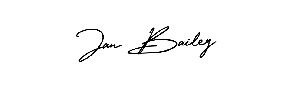 The best way (AmerikaSignatureDemo-Regular) to make a short signature is to pick only two or three words in your name. The name Jan Bailey include a total of six letters. For converting this name. Jan Bailey signature style 3 images and pictures png