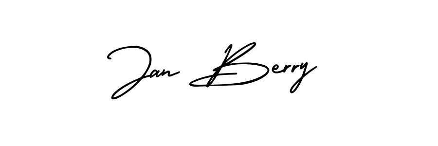 Design your own signature with our free online signature maker. With this signature software, you can create a handwritten (AmerikaSignatureDemo-Regular) signature for name Jan Berry. Jan Berry signature style 3 images and pictures png