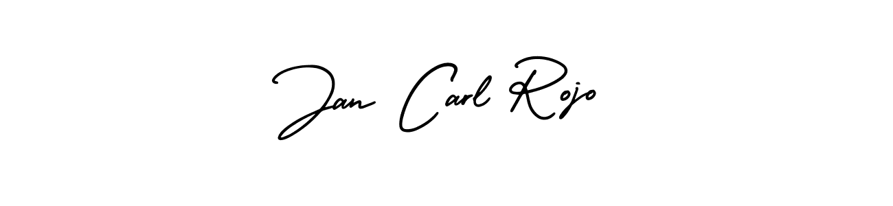 Jan Carl Rojo stylish signature style. Best Handwritten Sign (AmerikaSignatureDemo-Regular) for my name. Handwritten Signature Collection Ideas for my name Jan Carl Rojo. Jan Carl Rojo signature style 3 images and pictures png