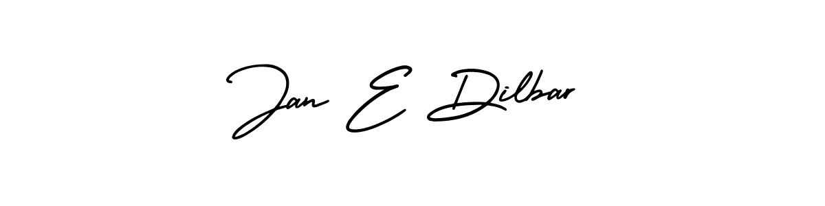 Similarly AmerikaSignatureDemo-Regular is the best handwritten signature design. Signature creator online .You can use it as an online autograph creator for name Jan E Dilbar. Jan E Dilbar signature style 3 images and pictures png