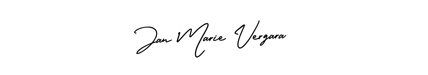 The best way (AmerikaSignatureDemo-Regular) to make a short signature is to pick only two or three words in your name. The name Jan Marie Vergara include a total of six letters. For converting this name. Jan Marie Vergara signature style 3 images and pictures png