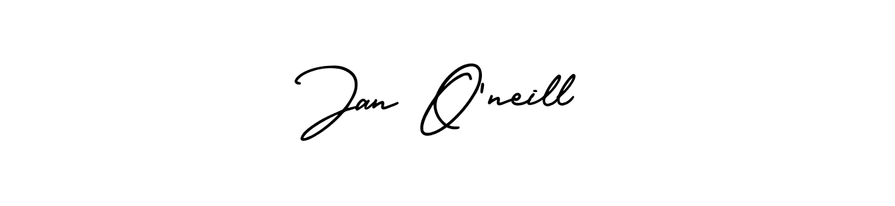 The best way (AmerikaSignatureDemo-Regular) to make a short signature is to pick only two or three words in your name. The name Jan O‘neill include a total of six letters. For converting this name. Jan O‘neill signature style 3 images and pictures png