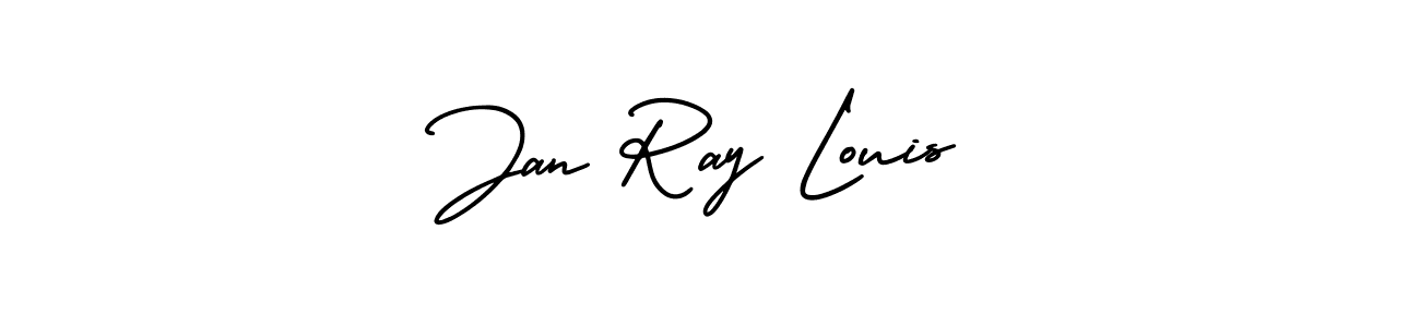 How to make Jan Ray Louis name signature. Use AmerikaSignatureDemo-Regular style for creating short signs online. This is the latest handwritten sign. Jan Ray Louis signature style 3 images and pictures png