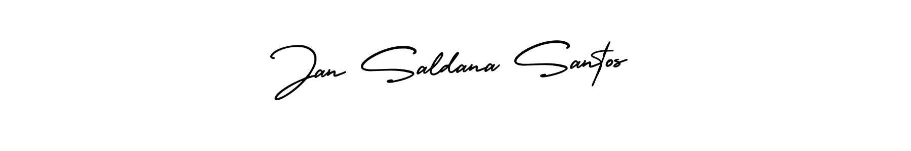 Make a beautiful signature design for name Jan Saldana Santos. Use this online signature maker to create a handwritten signature for free. Jan Saldana Santos signature style 3 images and pictures png