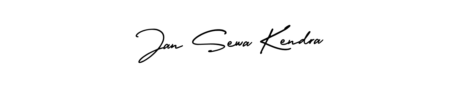 Use a signature maker to create a handwritten signature online. With this signature software, you can design (AmerikaSignatureDemo-Regular) your own signature for name Jan Sewa Kendra. Jan Sewa Kendra signature style 3 images and pictures png