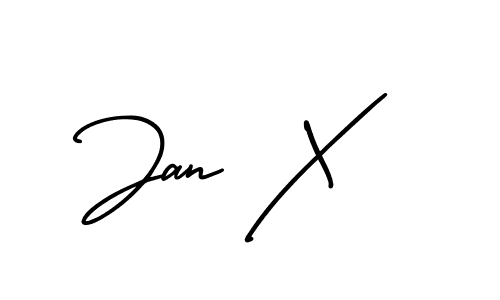 Once you've used our free online signature maker to create your best signature AmerikaSignatureDemo-Regular style, it's time to enjoy all of the benefits that Jan X name signing documents. Jan X signature style 3 images and pictures png